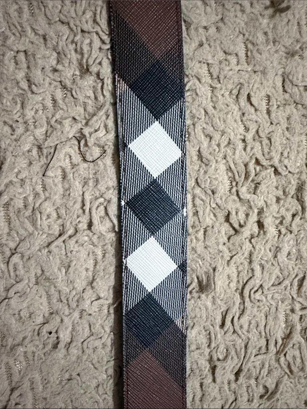 Burberry Men’s Birch Brown Reversible Belt — Size 36/90